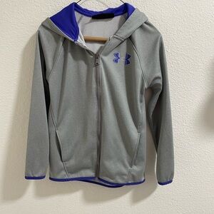Under Armour Kids Gray and Blue Jacket